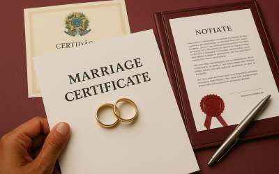 Como transcrever casamento estrangeiro no Brasil: passo a passo atualizado para brasileiros no exterior